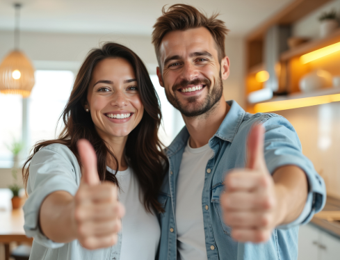 Hombre comparando tarifas de luz online 100 % verde de Factorenergia para calcular su ahorro y elegir entre tarifa fija o variable sin permanencia.