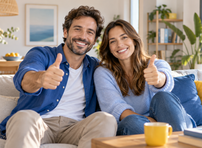 Hombre comparando tarifas de luz online 100 % verde de Factorenergia para calcular su ahorro y elegir entre tarifa fija o variable sin permanencia.