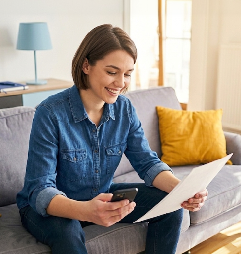Ilustración ahorro en la factura de la luz