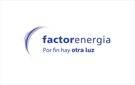 Logo nuevo de Factor Energía Por Fin hay otra luz