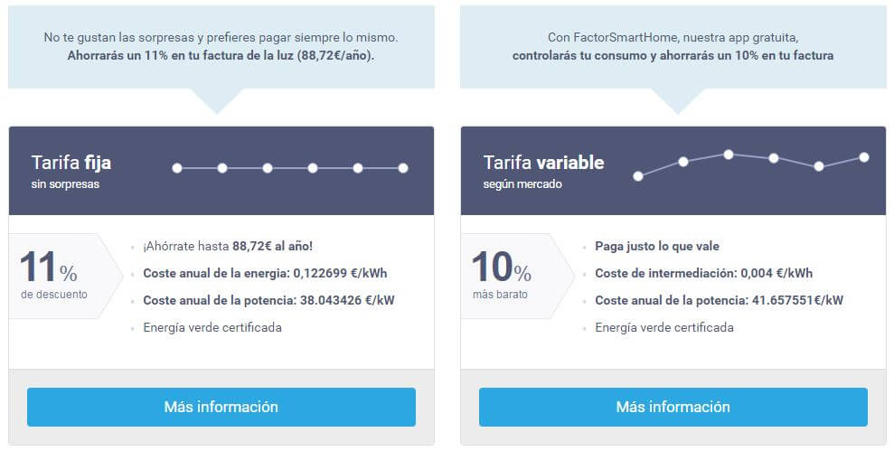 precio de la luz