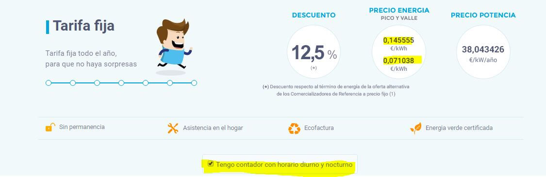 discriminación horaria