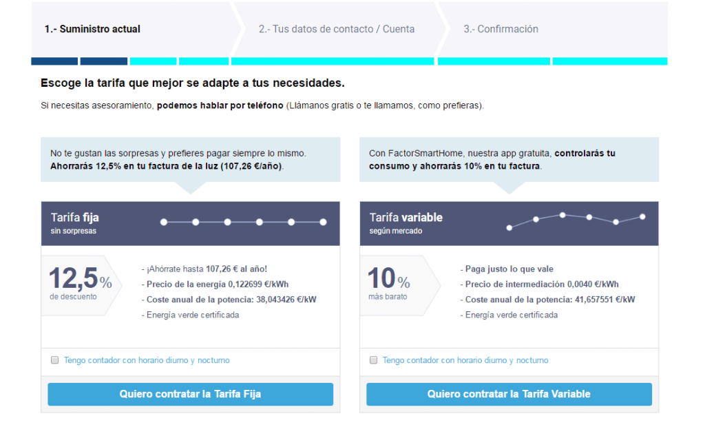 cambiar de compañía eléctrica