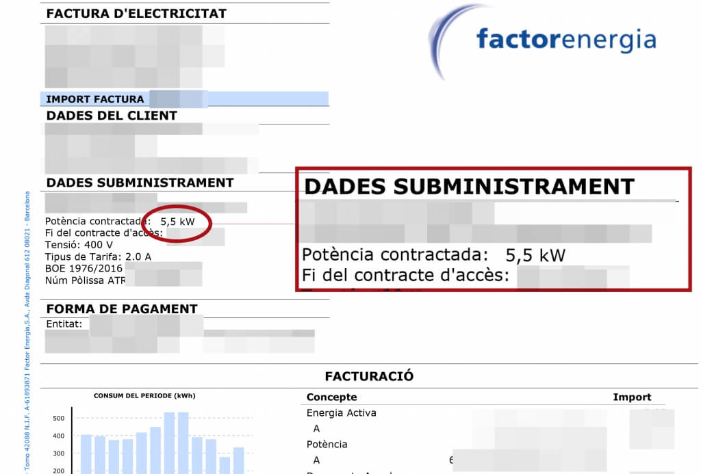 factura factorenergia