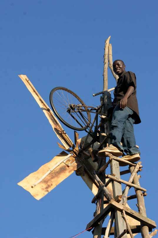 boy harnessed the wind