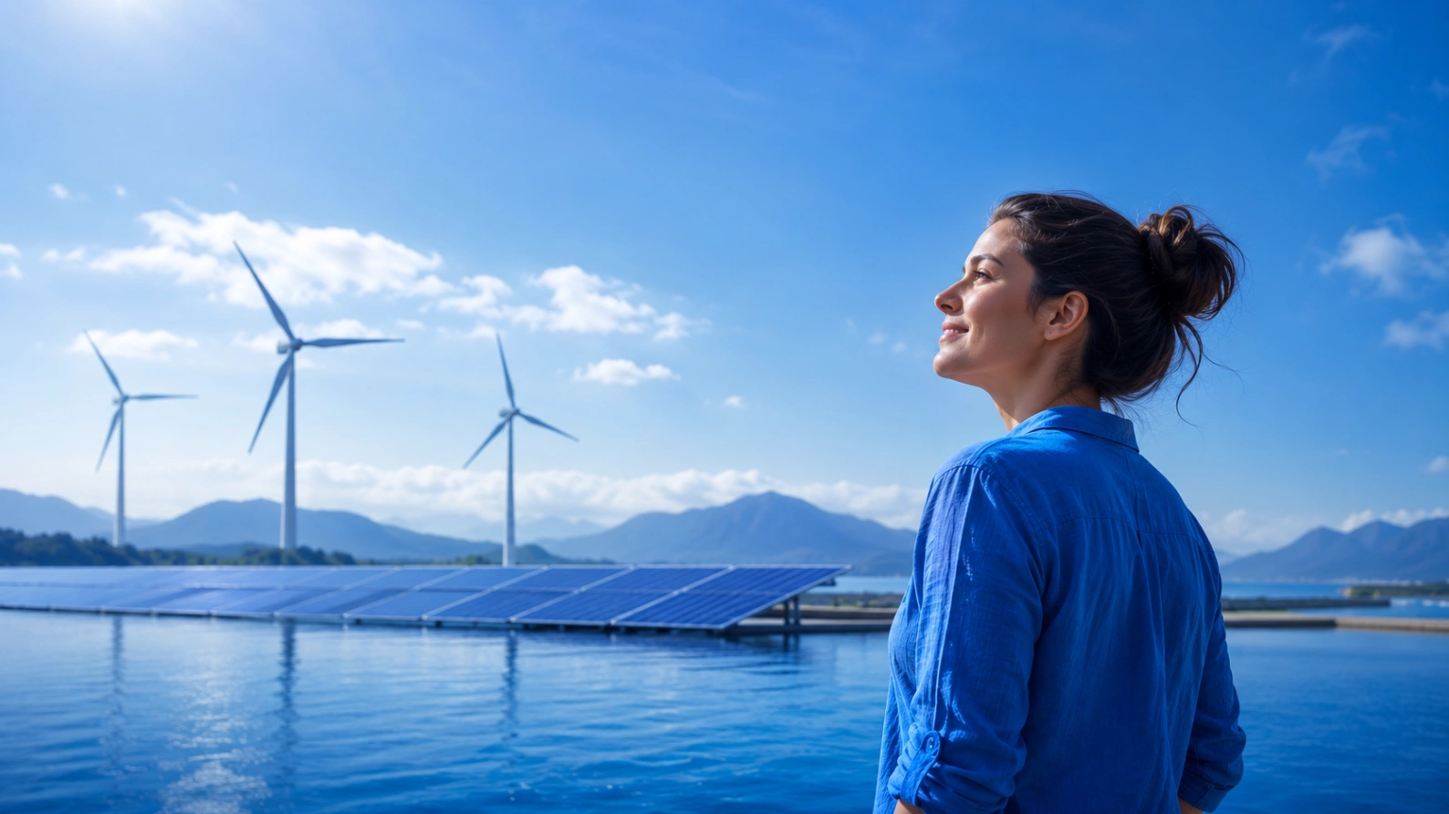 energía azul